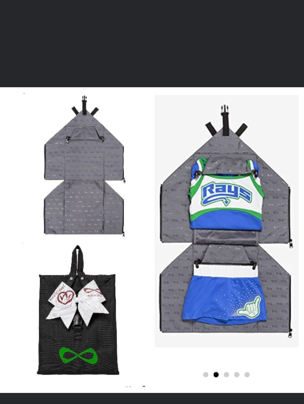 NFINITY Travel Organizer For Cheer Uniforms, Athletes, Or Clothing Organizer